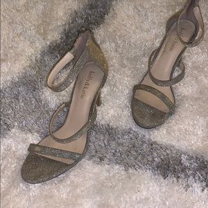 Gold/silver heels